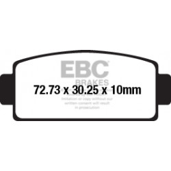 EBC Brzdové obloženie SXR651