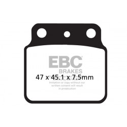 EBC Brzdové obloženie R Series Sintered FA137R