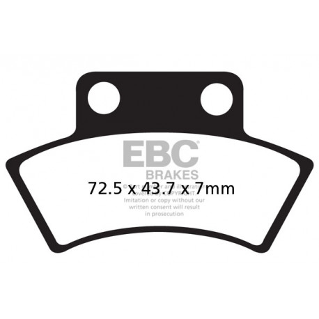 Brzdy EBC Moto EBC Brzdové obloženie FA232R | ebc-brzdy.sk