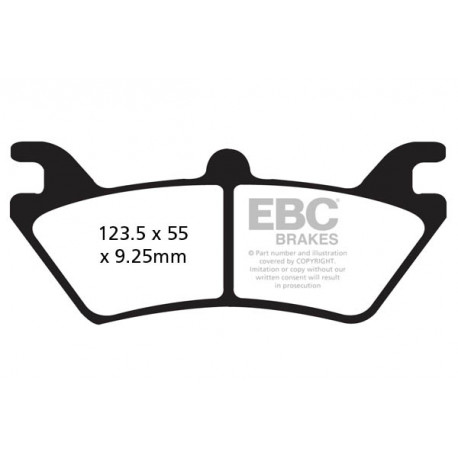 Brzdy EBC Moto EBC Brzdové obloženie FA313R | ebc-brzdy.sk