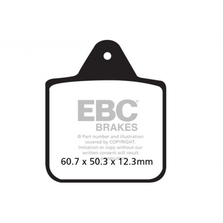 Brzdy EBC Moto EBC Brzdové obloženie FA273R | ebc-brzdy.sk