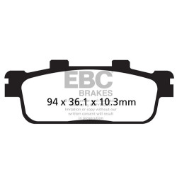 EBC Brzdové obloženie R Series Sintered FA427R