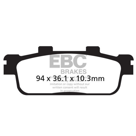 Brzdy EBC Moto EBC Brzdové obloženie R Series Sintered FA427R | ebc-brzdy.sk