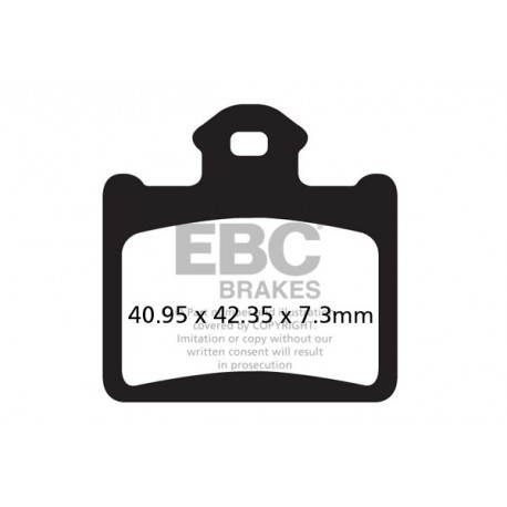 Brzdy EBC Moto EBC Brzdové obloženie FA602R | ebc-brzdy.sk