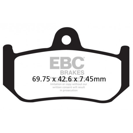 Brzdy EBC Moto EBC Brzdové obloženie FA320HH | ebc-brzdy.sk