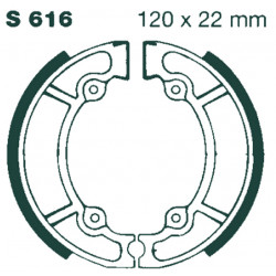 EBC Brzdové čeľuste Grooved S616G