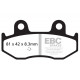 Brzdy EBC Moto EBC Brzdové obloženie SFA411HH | ebc-brzdy.sk