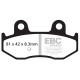 Brzdy EBC Moto EBC Brzdové obloženie SFAHH Scooter Sintered SFA411HH | ebc-brzdy.sk