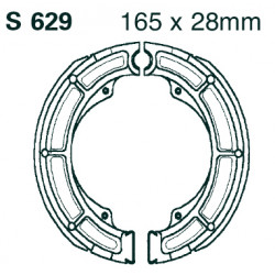 EBC Brzdové čeľuste Grooved S629G