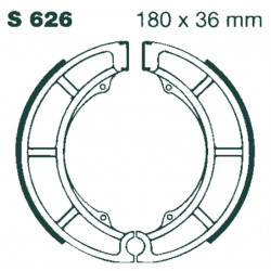 EBC Brzdové čeľuste Grooved S626G