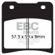 Brzdy EBC Moto EBC Brzdové obloženie FA150HH | ebc-brzdy.sk