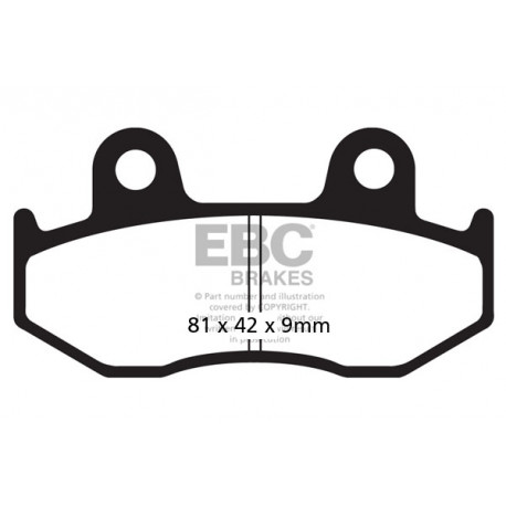 Brzdy EBC Moto EBC Brzdové obloženie FA323R | ebc-brzdy.sk