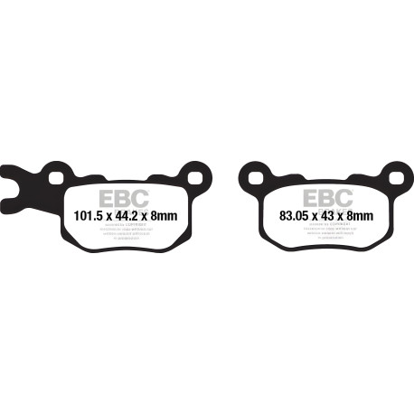 Brzdy EBC Moto EBC Brzdové obloženie R Series Sintered FA685R | ebc-brzdy.sk