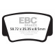 Brzdy EBC Moto EBC Brzdové obloženie FA463R | ebc-brzdy.sk