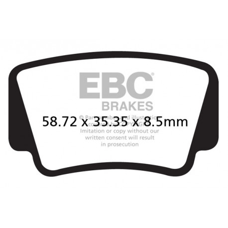 Brzdy EBC Moto EBC Brzdové obloženie FA463R | ebc-brzdy.sk