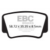 EBC Brzdové obloženie FA463R