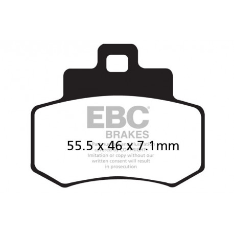 Brzdy EBC Moto EBC Brzdové obloženie SFA356HH | ebc-brzdy.sk