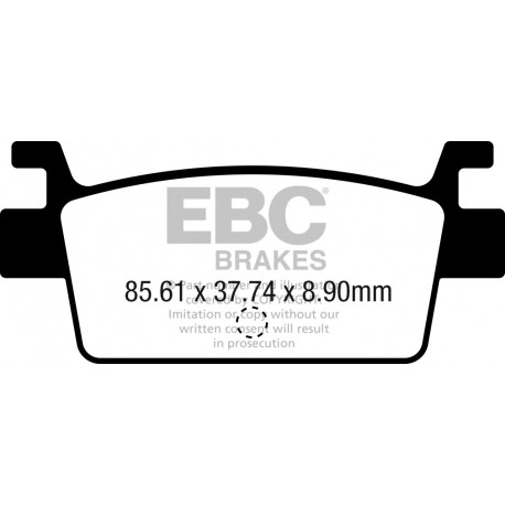 Brzdy EBC Moto EBC Brzdové obloženie SFA719HH | ebc-brzdy.sk