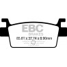 EBC Brzdové obloženie SFA719HH