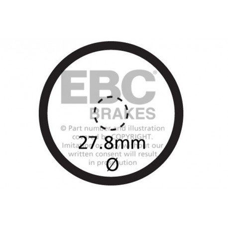 Brzdy EBC Moto EBC Parkovacia brzda SFA621V | ebc-brzdy.sk