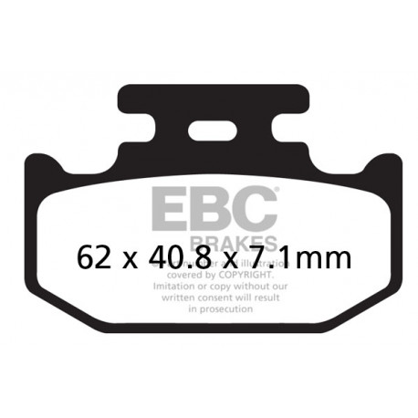 Brzdy EBC Moto EBC Parkovacia brzda FA497TT | ebc-brzdy.sk