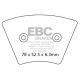 Brzdy EBC Moto EBC Brzdové obloženie FA026 | ebc-brzdy.sk