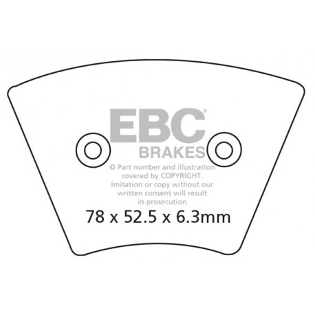 Brzdy EBC Moto EBC Brzdové obloženie FA026 | ebc-brzdy.sk