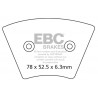 EBC Brzdové obloženie FA026