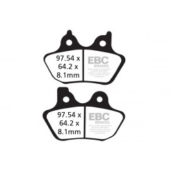 EBC Brzdové obloženie V Semi-Sintered FA400V