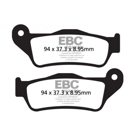 Brzdy EBC Moto EBC Brzdové obloženie FA643V | ebc-brzdy.sk