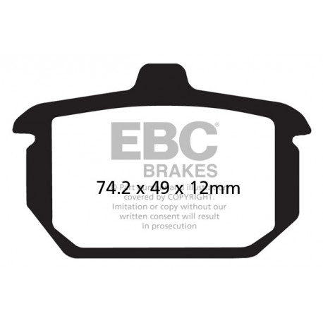 Brzdy EBC Moto EBC Brzdové obloženie FA078 | ebc-brzdy.sk
