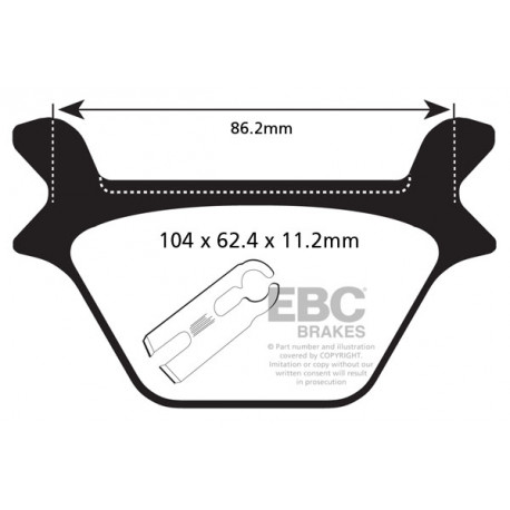 Brzdy EBC Moto EBC Brzdové obloženie FA200 | ebc-brzdy.sk