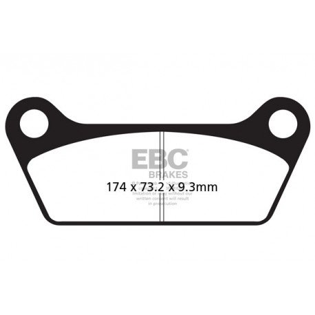 Brzdy EBC Moto EBC Brzdové obloženie FA079 | ebc-brzdy.sk