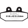 EBC Brzdové obloženie FA710HH